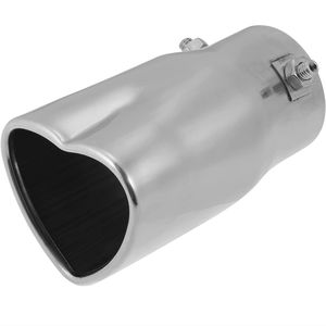 Heart shaped Exhaust Tip 2.36" Inlet 2.72"x2.32"